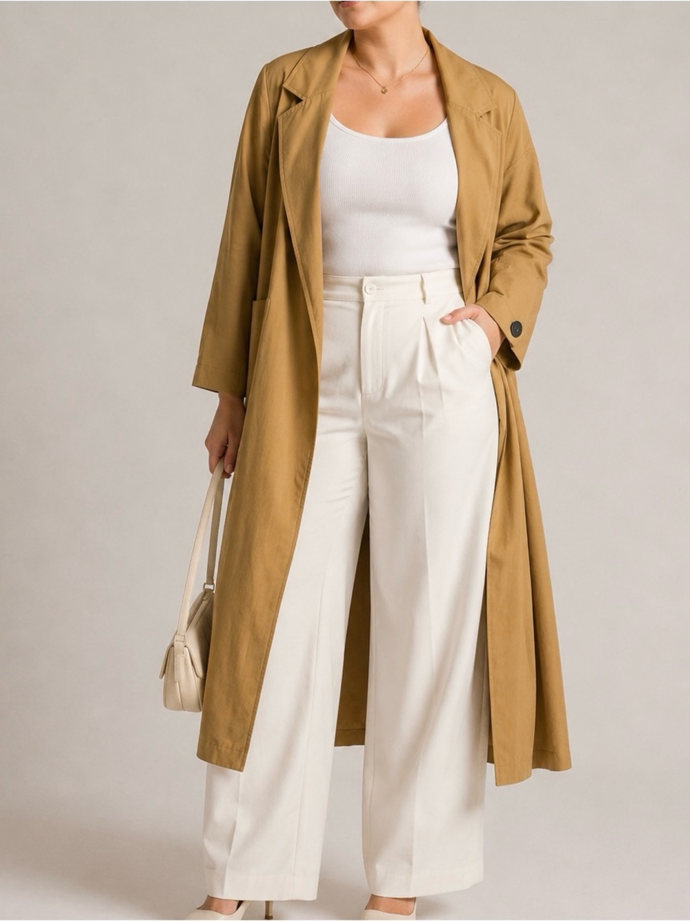 Women’s lightweight trench coat by Massimo Dutti